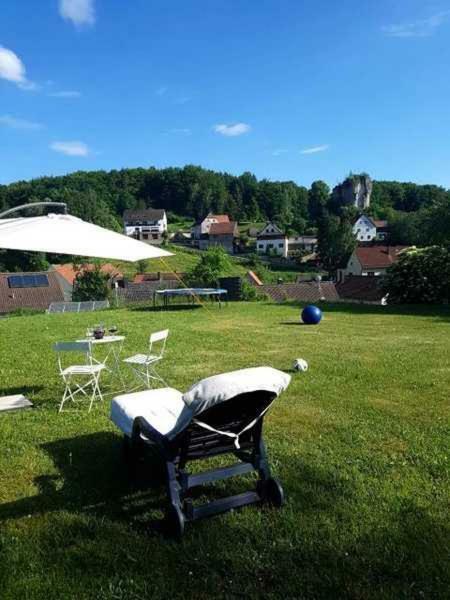 Ferienwohnung Roehrer Obertrubach Bagian luar foto